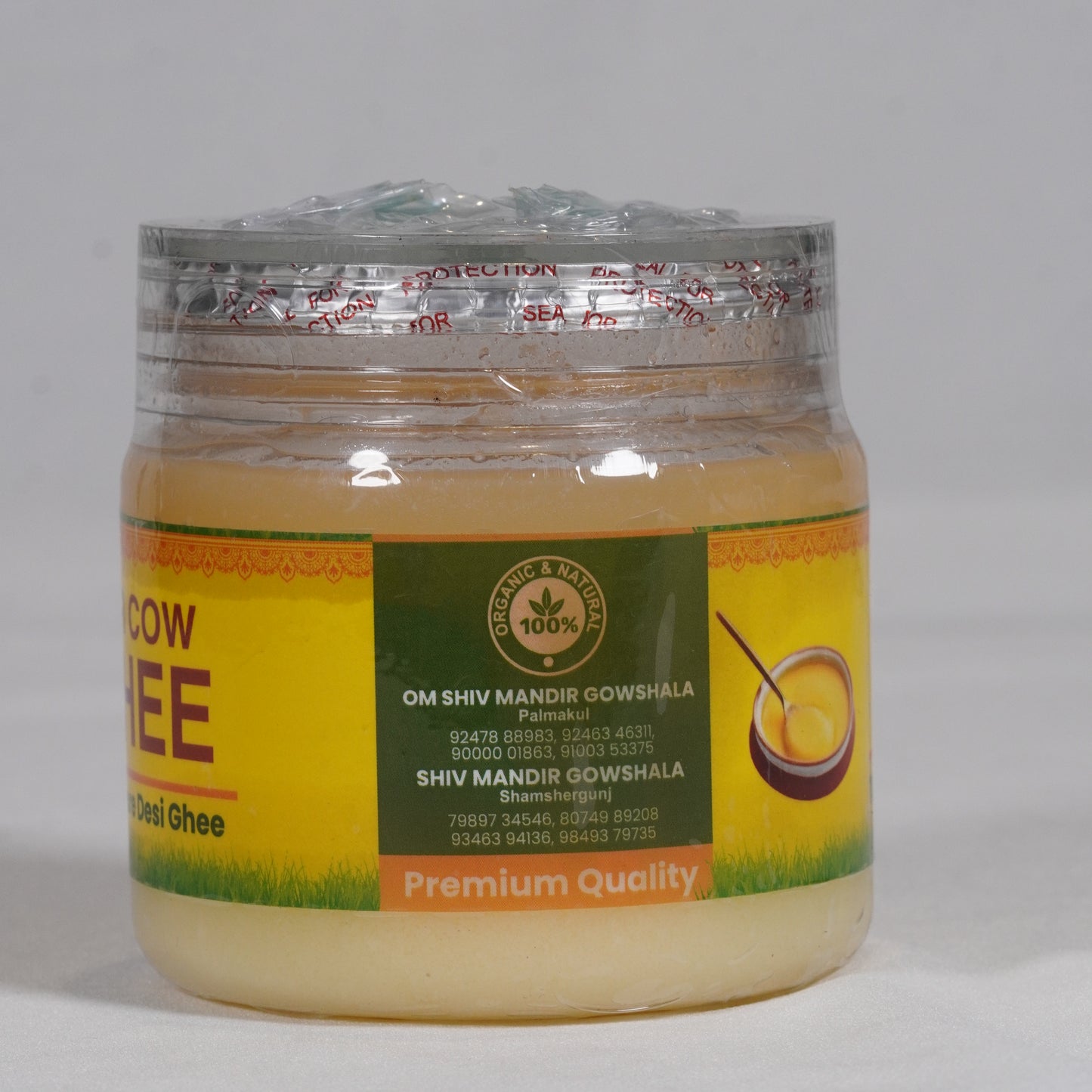 100% Pure Desi Gir Cow Ghee – Shiv Mandir Gaushala