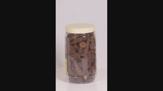 Natural Cow Dung Dhoop Batti – Rose, Sandal, Mogra, Jasmine (Shiv Mandir Gaushala)
